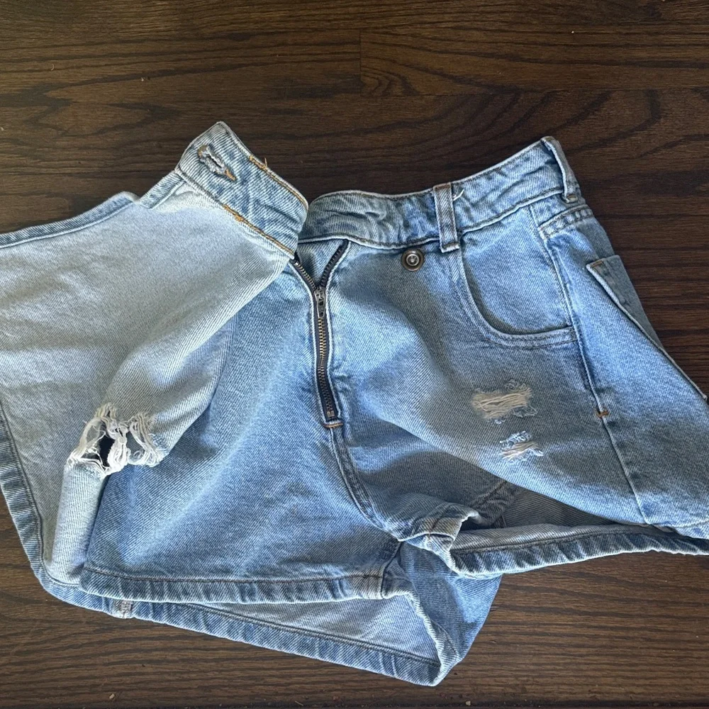 Zara Light Blue Denim Mini Skirt - Picture 5 of 5